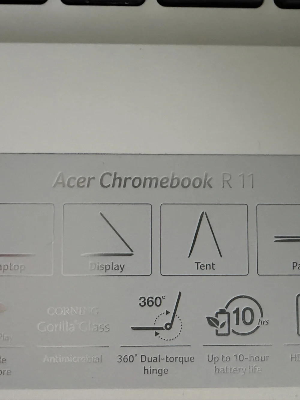 GUC Acer Chromebook R11 Laptop - fully operational